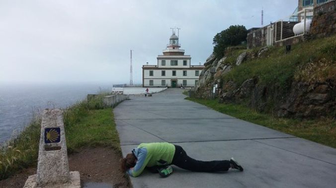 Resting half pigeon helped me throughout the camino